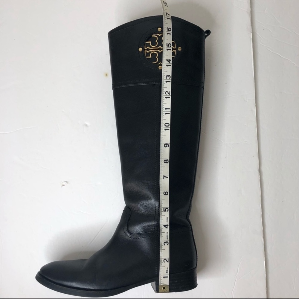 Tory Burch Kiernan Leather Knee High Riding Boots